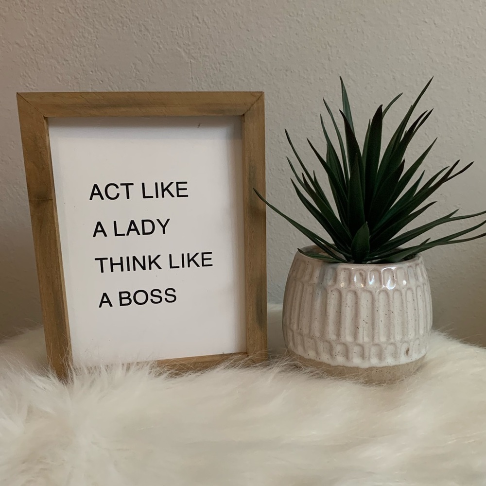 Table Art Plaque
